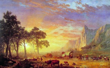 オレゴン・トレイル アルバート・ビアシュタット Oil Paintings